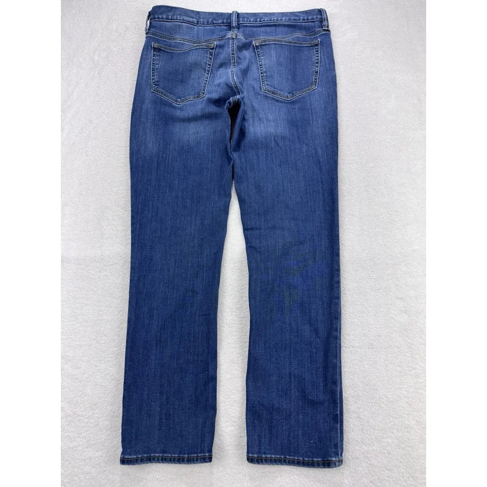 Banana Republic Traveler Slim Fit Jeans Men 34x32 Blue Slim 5 Pkt Denim Straight
